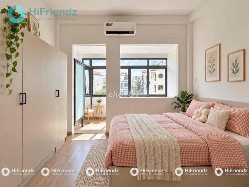 Lê Văn Sỹ apartment 1 bedroom-30 M2-studio-st window