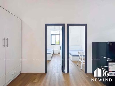 The two-room apartment system is full of furniture near the 7th district.