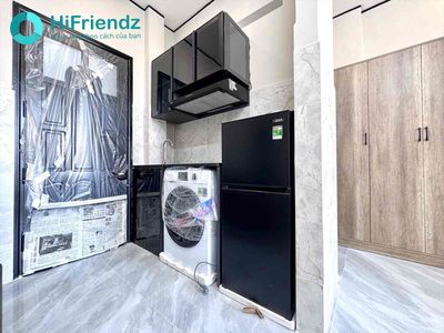 Open the mini apartment near the 5th district. High-end furniture.