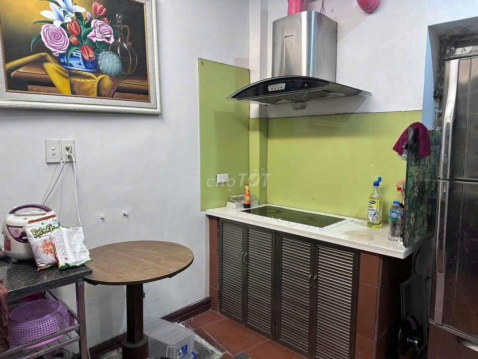 Rent Đội Cấn 40 m2 x 4 floors, 3 bedrooms, car yard, 13 million near street