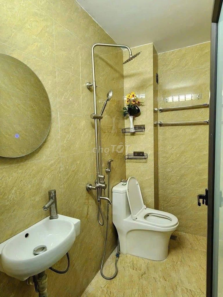 House 4 floor 30 m2 Hoàng Mai, 3 sleeps, car backwards door, full interior