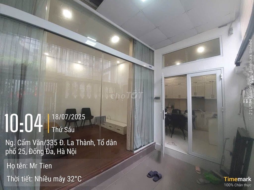 Rent the building 45 meters, 4 stories, Đê La Thành, Đống Đa