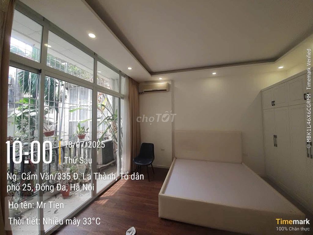 Rent the building 45 meters, 4 stories, Đê La Thành, Đống Đa