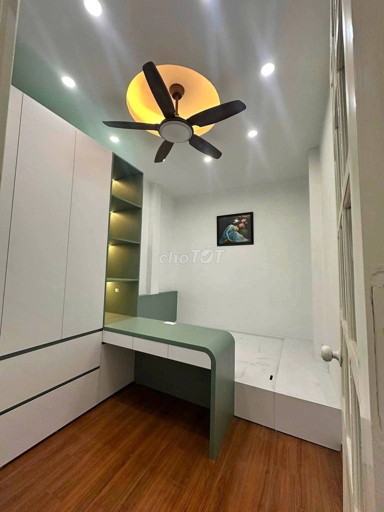 Rent 35 meters x 5 floors, 5 bedrooms, parking cars, Hoàng Mai
