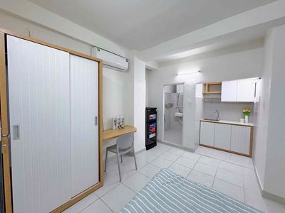 The apartment is a full bedroom with a front-line on Phan Huy Thực.