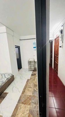 Cold engine room with a bed in the west stop Bình Tân