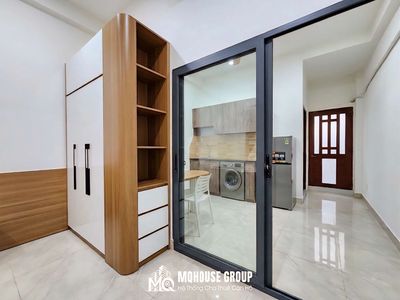 The apartment. A full bedroom. A Vườn Lài Bills.