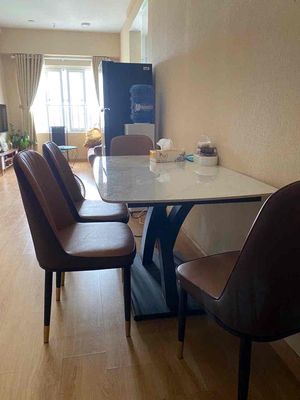Two bedrooms, top floor, new apartment.