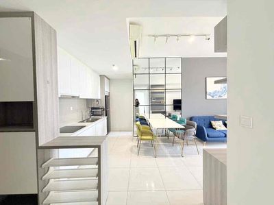 Two bedrooms two toilets. Two million million a month. Super good rent. Full interior.