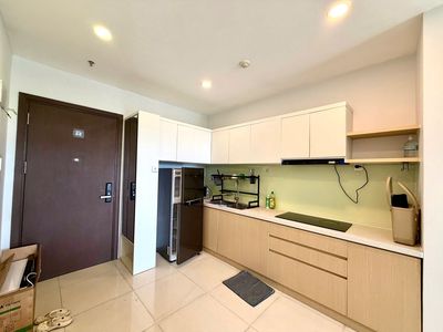 Two bedrooms. One bathroom, like the one with 14 million and a half with a car.