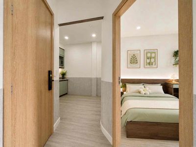 In apartment 1 Cleaner Room 55 m2 in front of Trần Bình Trọng District 5
