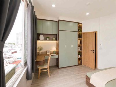 In apartment 1 Cleaner Room 55 m2 in front of Trần Bình Trọng District 5