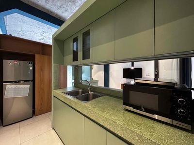Two studios, two tours of the kitchen. Two times a week.