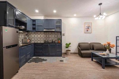 apartment 1 60 m2 style Modern Industrial, full-level furniture