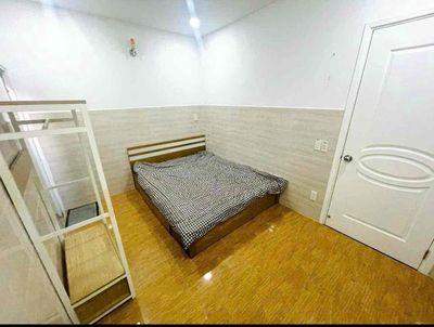 The room near the corner of the boat