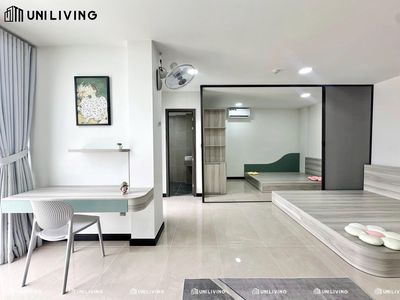 The apartment 2 sleeping spaces Lê Văn Việt interior, 4 Thủ Đức metro