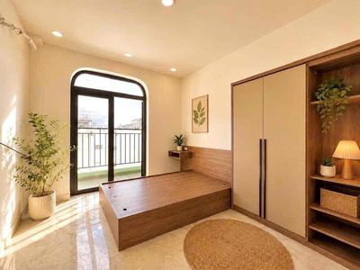 Tell Zhang that the balcony service apartment - 1 bedroom - Book Door is Kinh Dương Vương