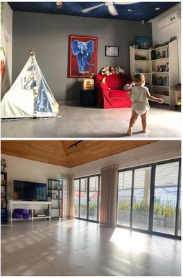 Rent the Two-Face mansion Full interior Thạnh Xuân District 12.