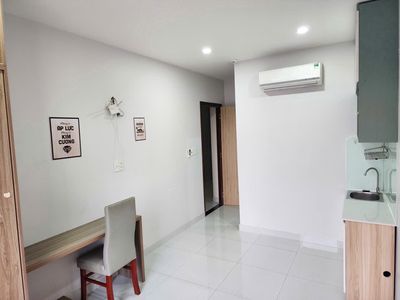 rented room with air conditioning