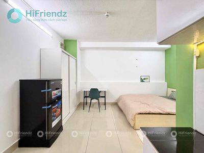 The mini apartment is at the center of Phú Nhuận with an elevator.