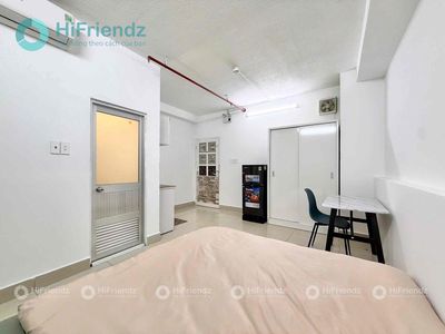 The mini apartment is at the center of Phú Nhuận with an elevator.