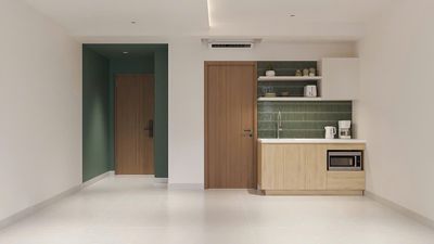 The owner rented the apartment of Ascent Lakeside, 50 meters per bedroom with air conditioning, which cost 11 million