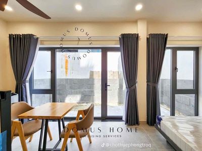 The balcony studio -- it's right in the heart of the fourth district -- near the 1st district.