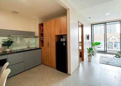 Rent the apartment one bedroom/Studio full of private washing machines, near District 1.