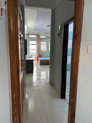 It's right at the Kyline (Nơ Trang Long), full of furniture, big balcony.