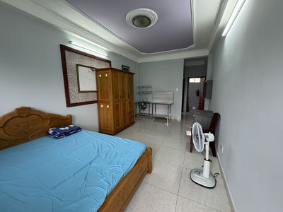 It's right at the Kyline (Nơ Trang Long), full of furniture, big balcony.
