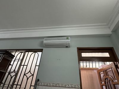 The room is wide, in the Bình Lợi villa, full of furniture, right on the ground floor.