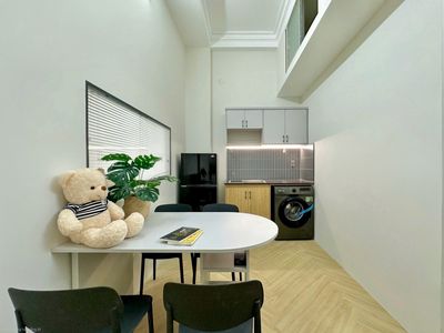 The 1st Bedroom Cleaner Department Full interior near 4 Q's. Bedroom