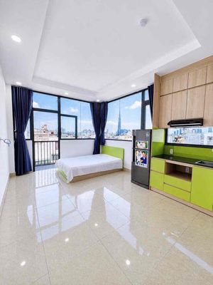 The studio 50 M2 full glass--view of the city, the landmark is extremely beautiful right across the street.