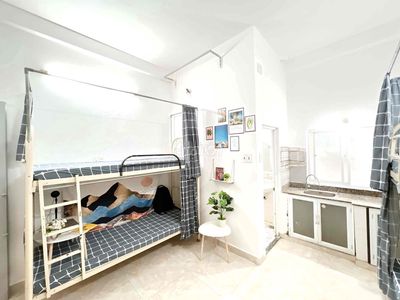 The dorm is located at the University of Tech.h.