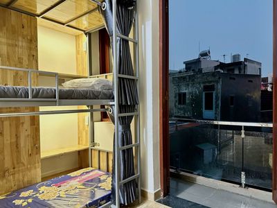 Rent the dorm. It's 100 meters from school.