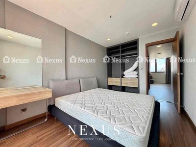 Two bedrooms. - Super-size balcony.
