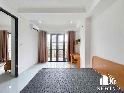 Rent an apartment. A Huỳnh Tấn Phát balcony bedroom. Full interior.