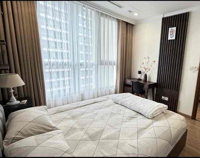 Vinhomes Central Park apartment. A full interior bedroom.