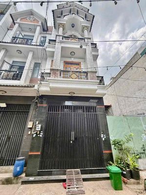 Nice New House (4 x18 M) Gò Xoài 4th floor 5 bedroom against the alley of the truck into the house
