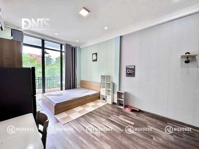 A view of the Hoàng Sa District 1 studio_bancong_35 M2 full interior