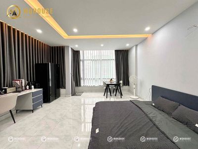 The balcony studio is right near Aeon Tân Phú.