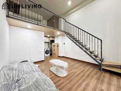 New service apartment, new furniture building -- high-security housing.